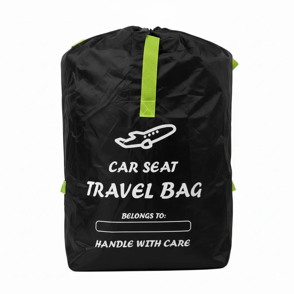 Portable Car Seat Travel Bag for Infant Carriers & Boosters – Adjustable Shoulder Straps, Convenient Carry Handle, Heavy-Duty Pr