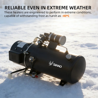 SIHAO 5KW/16.3KW Liquid Fuel Parking Heater Vehicle Auxiliary Heater for Engine Startup Cabin Heating and Windshield Anti-Frost Applications