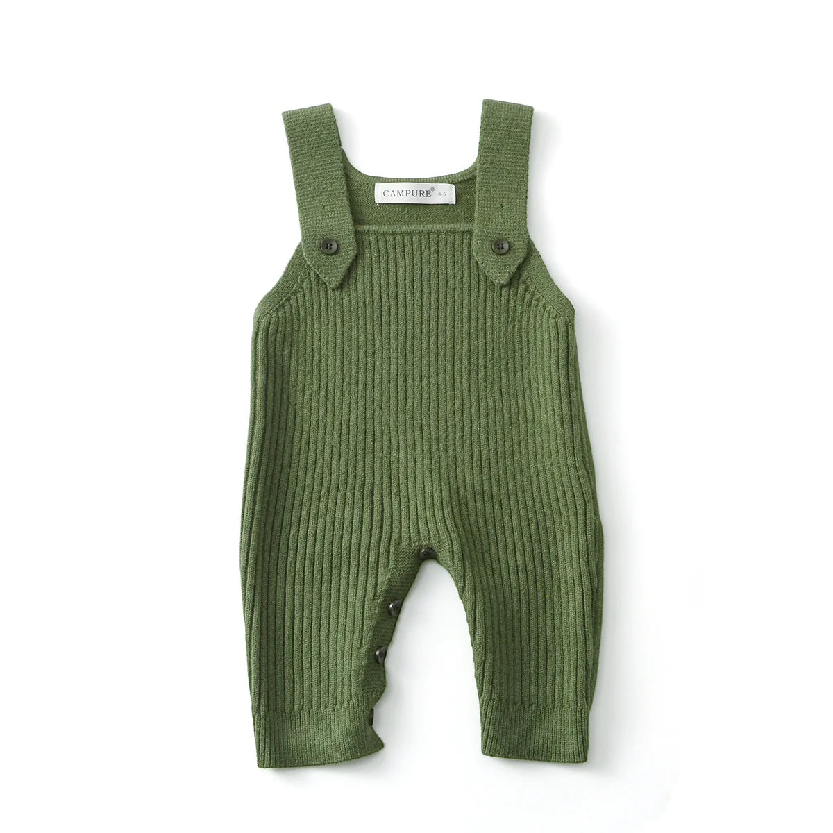 MILANCEL New Spring Baby Overall 3M-6Y Solid Color Infant Girls Knit Rompers 6 Colors Versatile Children Suspenders Jumpsuit