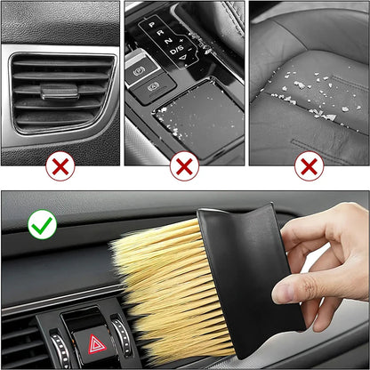 Auto Interior Dust Brush Car Cleaning Brushes Soft Bristles Detailing Brush Dusting Tool for Car Dashboard Air Conditioner Vents