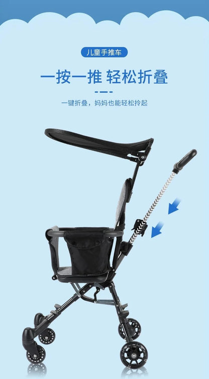 Easy Assembly DIY Pet Stroller Portable Foldable Cart Breathable Travel Carrier for Small Breed Dogs Cats Outdoor Walking