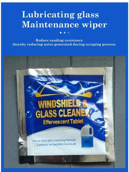ISGTDRM Solid Cleaner Car Windscreen Cleaner Effervescent Tablet Auto Wiper Glass Solid Cleaning Concentrated Tablets Detergent