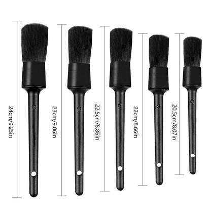 5/1Pc Car Detailing Cleaning Brushes Different Size Car Cleaning Brush for Vehicle Dashboard Air Outlet Wheel Detailing Brushes