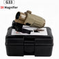 Tactical  G33 G43 G45 Sight Fixed 3X 5X Magnifier Scope with Quick Disassembly and Flipping for Airsoft Hunting Collimator