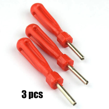 Slotted Handle Tire Valve Stem Core Remover Screwdriver Removal Tool Car Bike Bicycle Motorcycle Tire Repair Tool Car Accessory