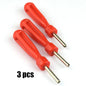 Slotted Handle Tire Valve Stem Core Remover Screwdriver Removal Tool Car Bike Bicycle Motorcycle Tire Repair Tool Car Accessory