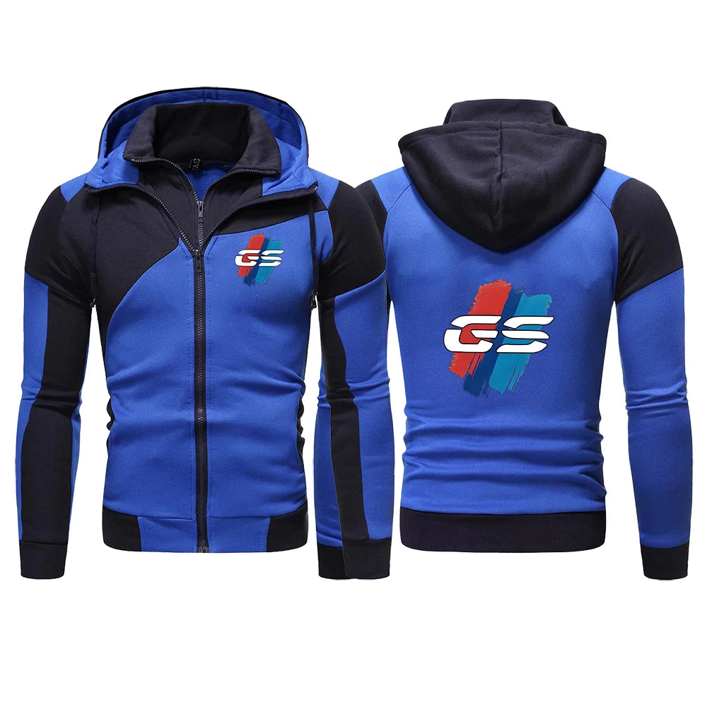 GS Adventure Motorcycle 2025 Spring Autumn Men's Fashion Long Sleeve Slim fit Sportswear Comfortable Hoodie Pants Suits