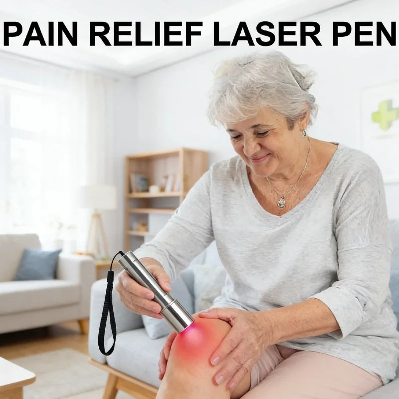 5 Wavelengths Red Light Near Infrared Therapy 940nm, Deep Tissue Pain Relief Physical Treatment for Arthritis Sciatica