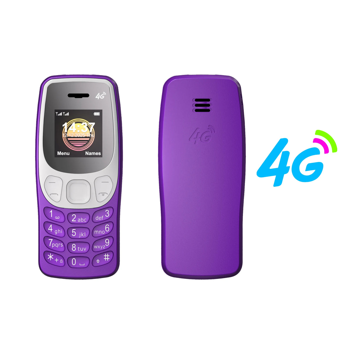SERVO BM80 LTE Super Small Mobile Phone 4G Network Auto Call Record Speed Dial Blacklist Dual SIM Standby Mini Feature Cellphone