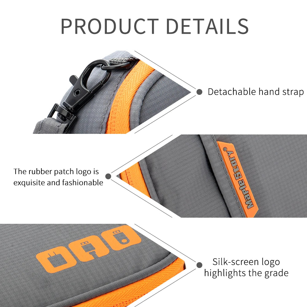 Travel Cable Organizer Bag Storage Pouch Carry Case Portable Waterproof Storage Bags for USB  Charger Cable Cord and Electronics