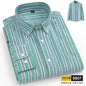 The new 10XL and 11XL oversized Oxford fabric men's shirt is 100% pure cotton, fashionable, casual and business without ironing