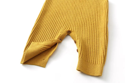 MILANCEL New Spring Baby Overall 3M-6Y Solid Color Infant Girls Knit Rompers 6 Colors Versatile Children Suspenders Jumpsuit