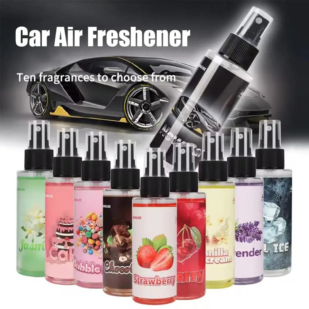 Car Deodorant Car Mounted Fragrance Spray Car Flavoring Car Air Hand Spray Perfume Long-lasting Fresheners Auto Aromatherapy