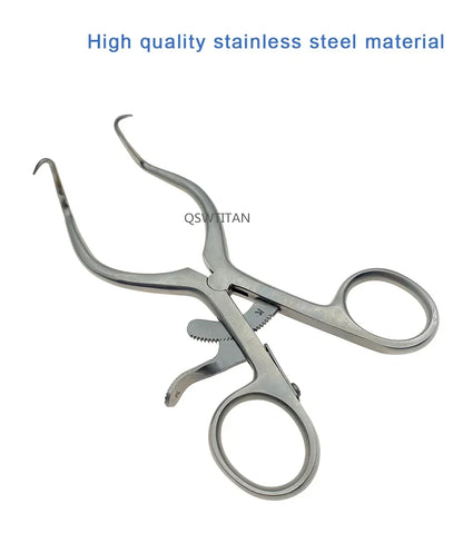 Stainless Steel Weitlaner Retractor 2 Claws Self-Retaining Retractor Orthopedic Bone Retractor Veterinary Surgical Instruments