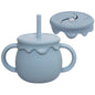 Baby Feeding Food Storage Box Snack Cup Portable Drinking Cup Infant Dual Purpose Sippy Cup Cover Band Newborn Accessories