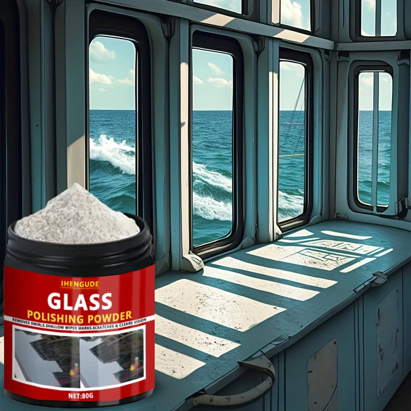 1PC 80g Glass Polishing Powder Window Windshield Scratch Remover Windscreen Repair Waxing Polish Cleaner