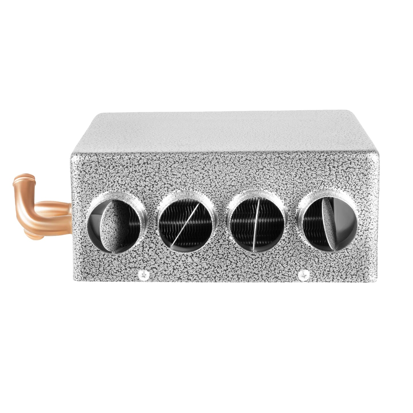 12V 4Way Truck Heater, 8A RV Heater Car Engine Hot Coolant Auto Car Heater, Fast Heating for Cars, Trucks, Ships