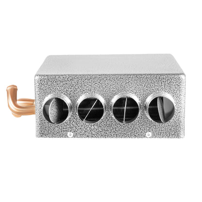 12V 4Way Truck Heater, 8A RV Heater Car Engine Hot Coolant Auto Car Heater, Fast Heating for Cars, Trucks, Ships