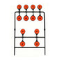 Carbon Steel Detachable 12-target Shooting Practice Rotating Target For Precision Shooting Practice