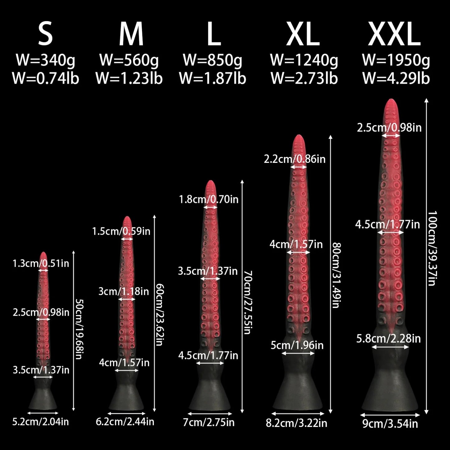 50-100cm Super Long Anal Whip Octopus Anal Plug Silicone Suction Cup Bdsm Buttplug Dilatdor Anal Xxl Sex Toys Women Men Sex Shop