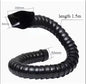 Flexible Smoke Exhaust Ventilator Pipe positioning bamboo tube suction air collector hood Industrial smoke extraction system