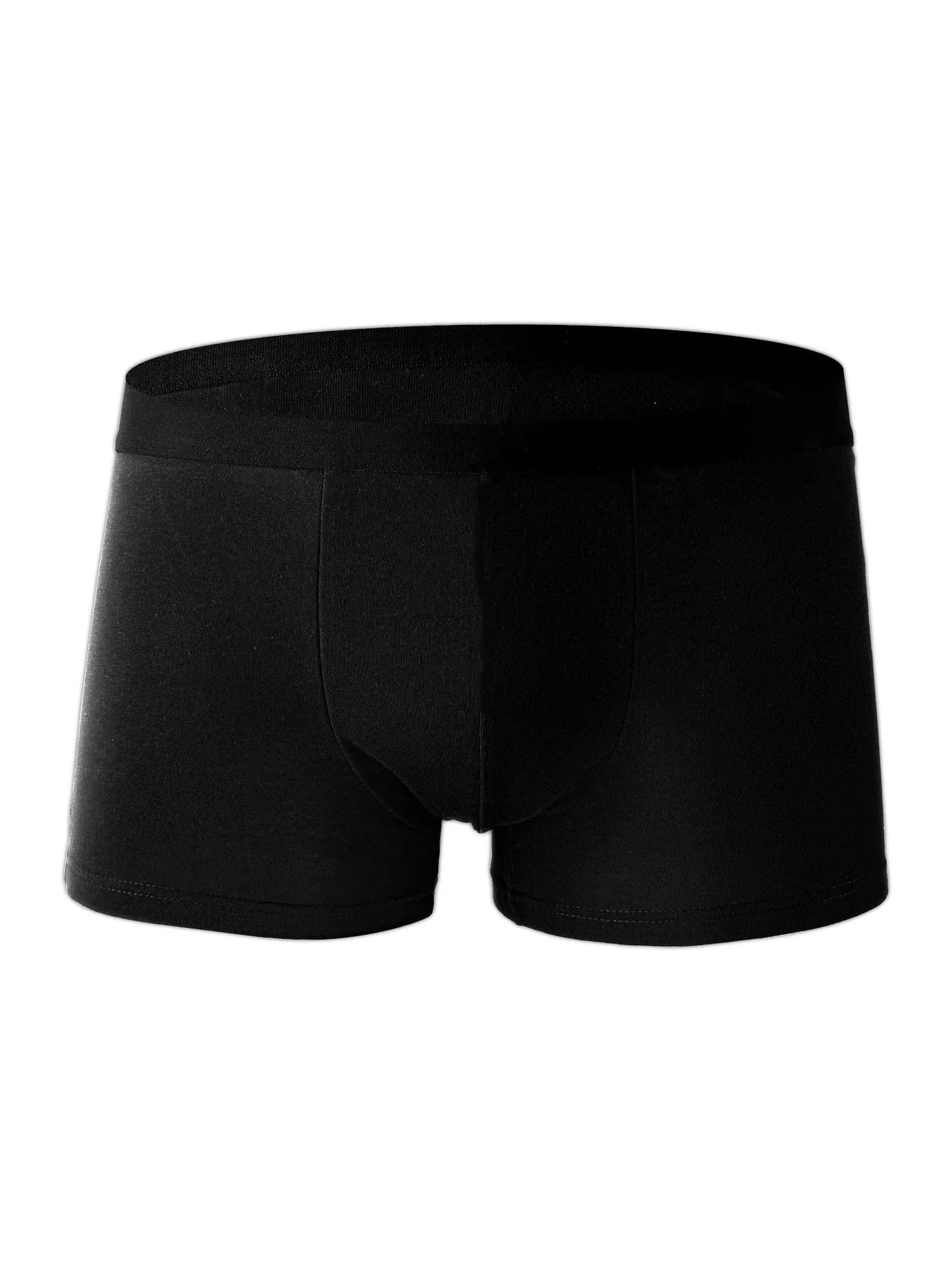 10Pcs/Set Men's Underwear Black Color High Stretch Boxer Shorts Sexy Men Panties Plus Size L-4XL Breathable Soft Men Boxers
