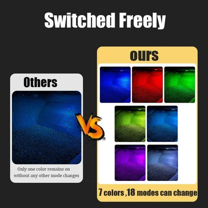 For Audi A1 8X A3 8V 8Y A4 B8 B9 A5 8T A6 C6 C7 C8 A7 A8 D3 D4 D5 Q2 Q3 8U F3 Q5 8R FY Q7 4L 4M RGB Footwell Lights HD Seat Lamp