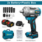 Gisam 2000N.M Torque Brushless Electric Impact Wrench 1/2 inch Screwdriver Cordless Wrench Power Tool For Makita 18V Battery Pin