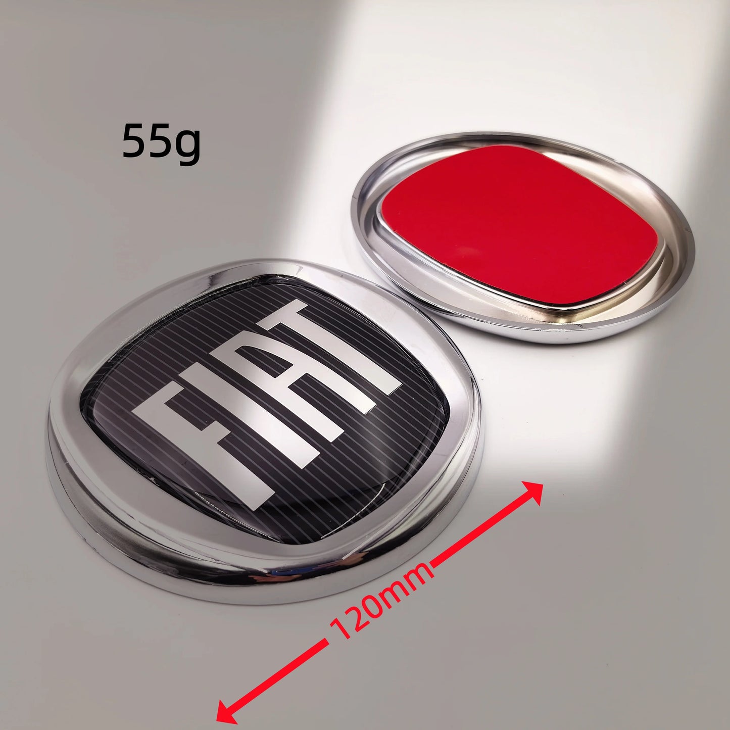 8.5/9.5/10/12cm 85/95/100/120mm car Emblem for FIAT Car Hood Front Rear Badge 2/3/4-Pin Emblem