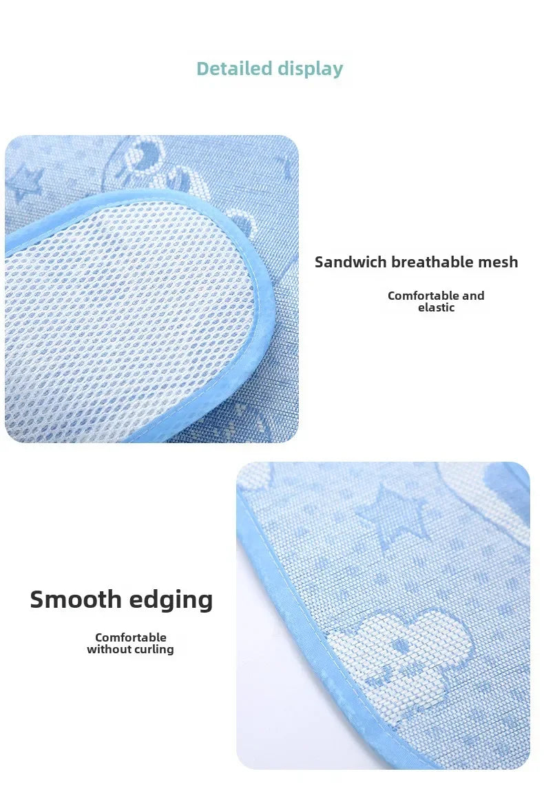 Car Seat Cooling Baby Stroller Mat Ice Fabric Washable Baby Safety Seat Mat Universal Baby Stroller Sleeping Cushion Seat Pads