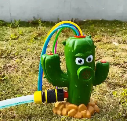 Cactus Sprinkler Water Spray Toy Garden Water Toys Outdoor Backyard Summer Yard Cartoon Splash Sprinkler Baby Bath Toy for Kids
