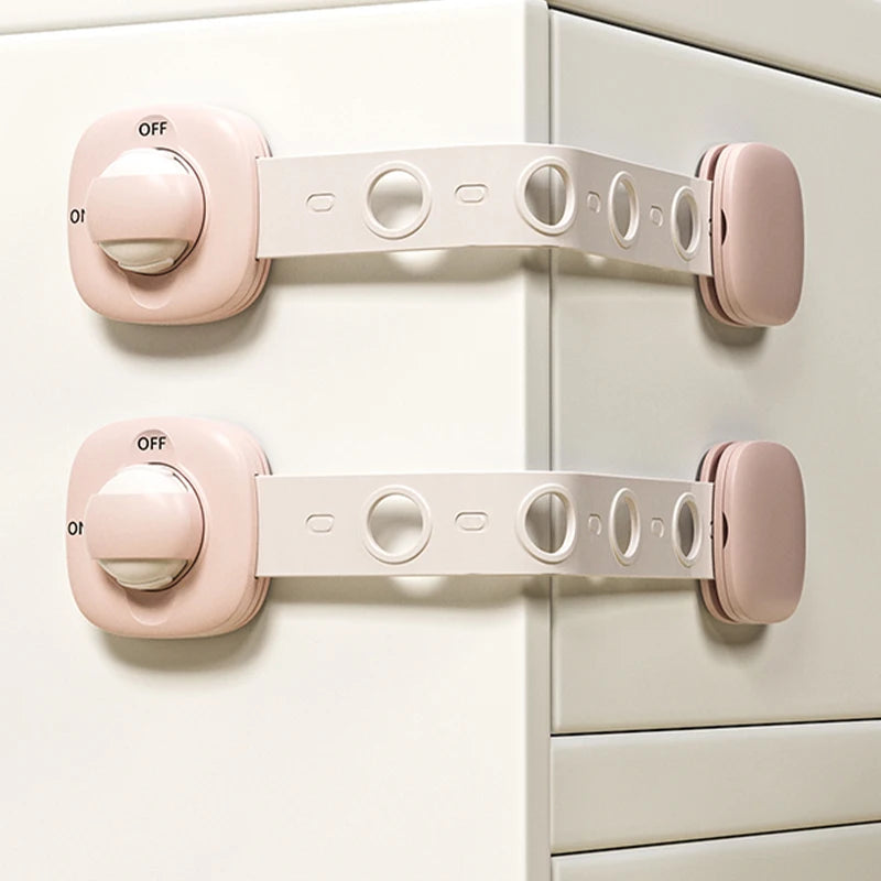 Baby Safety Lock Drawer Child Safety Cabinet Locks Adhesive Cabinet For Drawer Door Latches Baby Safe Straps Child Door Security