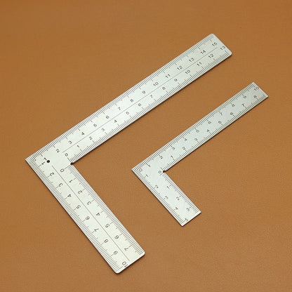 Mini Framing Ruler L Square Stainless Steel Right Angle Ruler Precision Measuring Layout Tool For Building Framing Gauges
