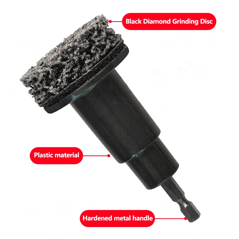Professional Auto Wheel Hub Brush And Grinder Tool Kit - Brake Dust&Rust Removal Wheel Polishing Cleaner Set for Hub Maintenance