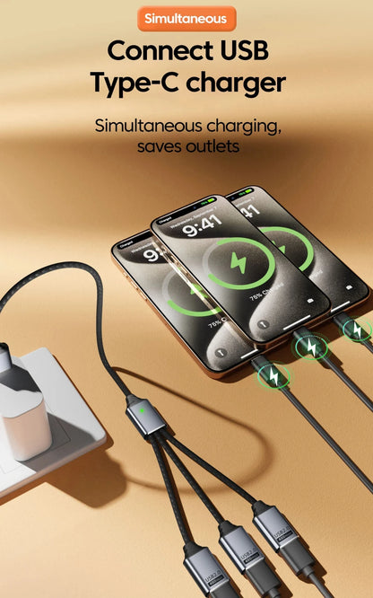 NNBILI Multi USB Hub Extensions 3 Port USB A Hub Type C Splitter Fast Data Transmission OTG Adapter For Computer Macbook Pro Air
