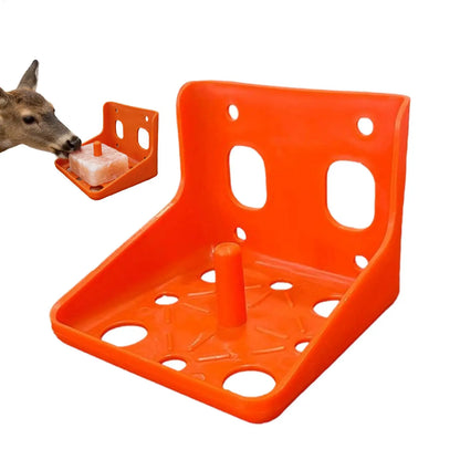 Cattle Sheep Horse Lick Brick Container Salt Block Holder Mineral Container Livestock Salt Block Holder Goat Mineral Block Tray