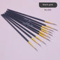 10Pcs/Set Fine Hand-painted Thin Hook Line Pen Short Wood Rod Drawing Art Pen Paint Brush Art Supplies Nylon Brush Special Offer
