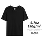 6.7oz 190gsm Combed Cotton Tees Tshirts Mens Solid Tops Woman Male Custom Team Uniform Class Clothes Summer Brand Customization