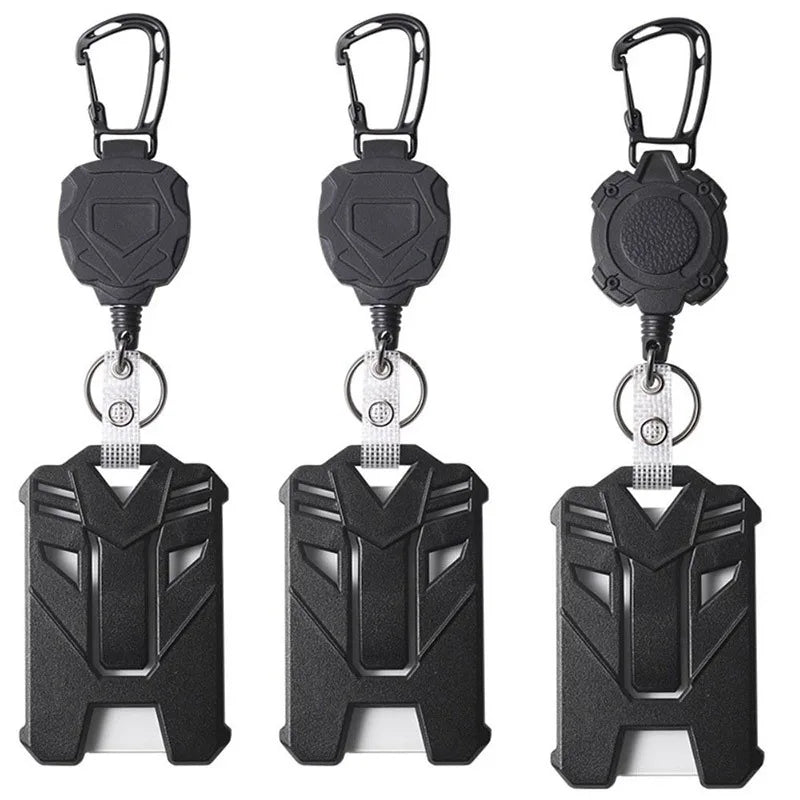 1/2 PCS Badge Reel Clip Credit Card Cover Bus Card Cover Case Retractable Badge Holder Badge Clip Heavy Duty ID Holder