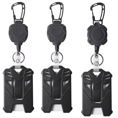 1/2 PCS Badge Reel Clip Credit Card Cover Bus Card Cover Case Retractable Badge Holder Badge Clip Heavy Duty ID Holder
