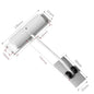 180 Degree Automatic Door Closer Metal Adjustable Heavy Duty Safety Spring Silence Durable Convert Hinged Door Interior Exterior