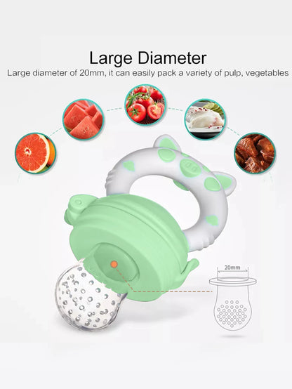 Baby Fruit Feeder Newborn Pacifier Fruit Food Feeding Cute Shape Baby Reborn Silicone Pacifiers For Babies Baby Toys