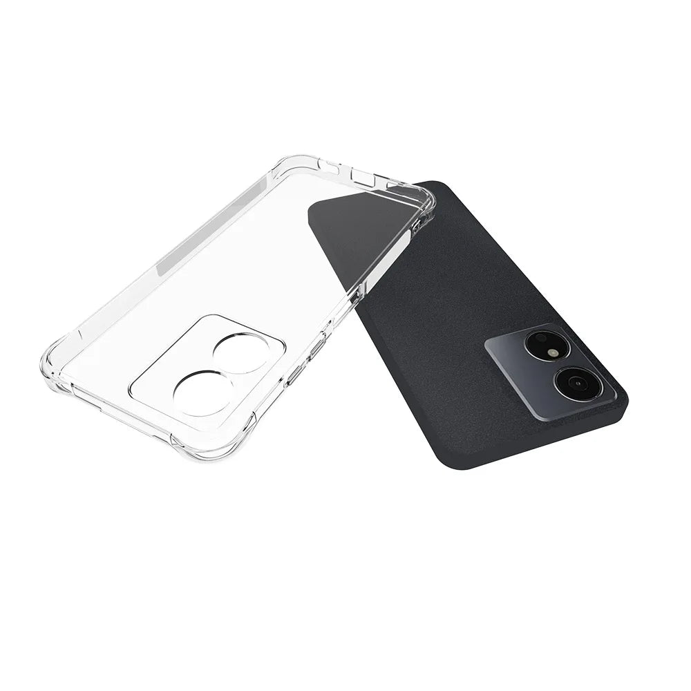 HMD Aura 2 4G Case Air Cushion Shockproof Airbag Silicone Soft TPU Back Cover Case for HMD Key HMDKey TA-1690 Arc HMDArc 4G 2025