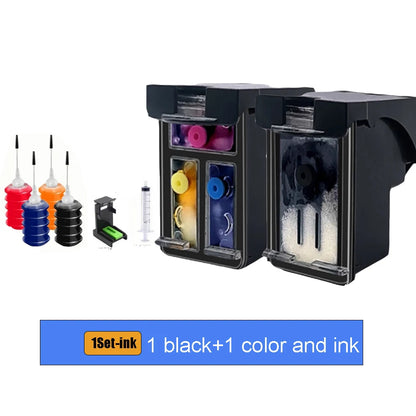 Einkshop For HP 301XL 301 XL Refillable Ink Cartridge for HP301 Deskjet 1050 2050 2510 3000 3050 3052 3054 3540 1510 2540