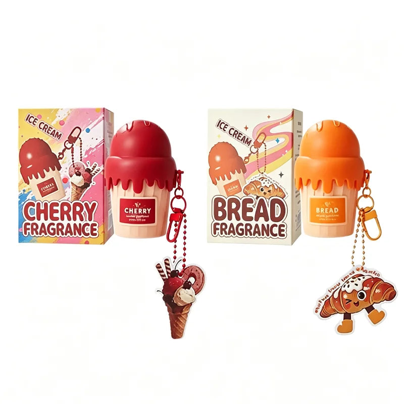 Dubai Arabia Gourmet Eau De Toilette 50ml Cherry Croissant Strawberry Chocolate Scent Cute Delicate Pendant Body Perfume Spray