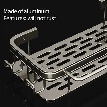 Multi-functional Kitchen Shelf, Drying Rack, Mop Storage, No-Drill Wall Mount, Home Spice Rack, Sink Faucet Basin