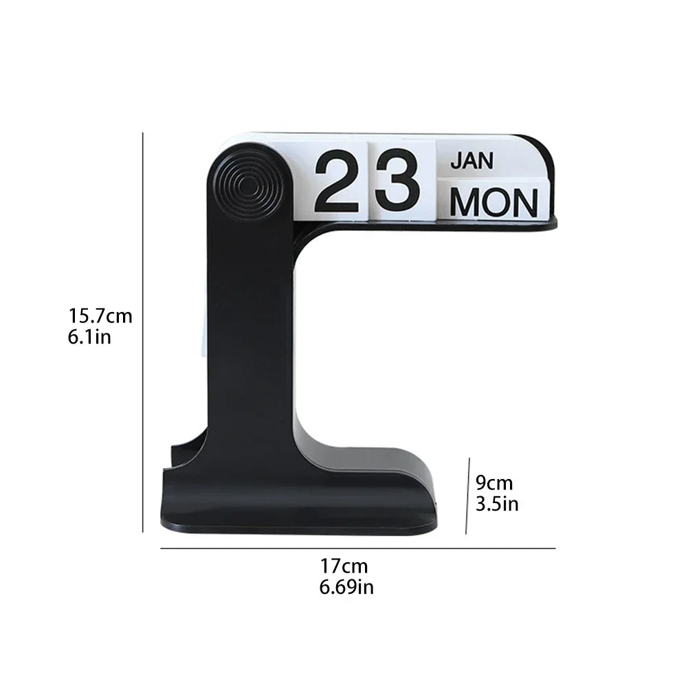 Creative Desktop Calendar Ins Design Eternal Flipping Calendar Simple Modern Calendar Living Room Decoration Office Stationery