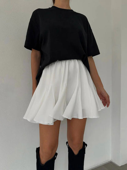 Casual Irregular Lace Up Skirts Women’s Fashion Sexy Low-Waisted Solid Skirts 2026 New Summer Beach Fashion Streetwear Ladies