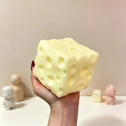2026 NEW Big Cheese Cube Stress Ball, Shapeable Non-Bounce Squeeze Fidget Toy, Sensory Relief Anti-Stress 6cm Large size
