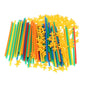 300/40/600pcs Fort Building Kit Plastic Castles Tower Tunnel Tent Playhouse Construction Making DIY Develop Imagination Toys
